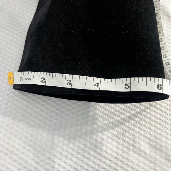 Paris Texas Black Suede Knee Length Boots Size 37 New Without Tags - Picture 4 of 12